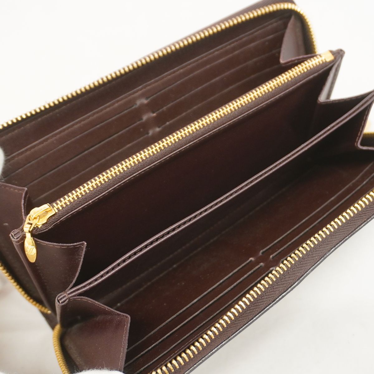 Louis Vuitton Wallet Vernis Zippy Amarante — view 4