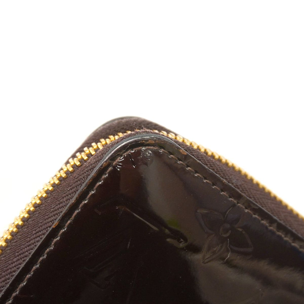 Louis Vuitton Wallet Vernis Zippy Amarante — view 8