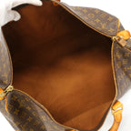 Louis Vuitton Boston Bag Monogram Keepall 55 Brown — view 4