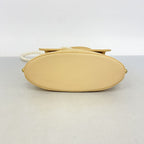 Chanel Shoulder Bag Quilted Lambskin Beige Gold — view 3