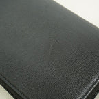 Chanel Wallet Caviar Leather Black Gold — view 7