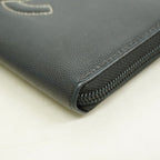 Chanel Wallet Caviar Leather Black Gold — view 5