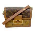 Louis Vuitton Shoulder Bag Monogram Reverse Dauphine Mini Brown