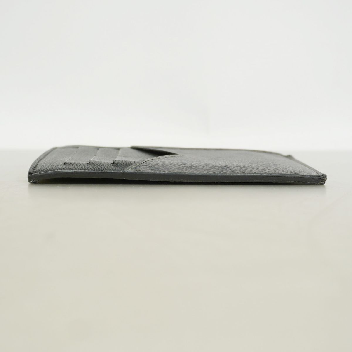 Louis Vuitton Monogram Eclipse Reverse Coin Card Holder Black Gray — view 2