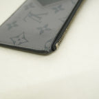 Louis Vuitton Monogram Eclipse Reverse Coin Card Holder Black Gray — view 6
