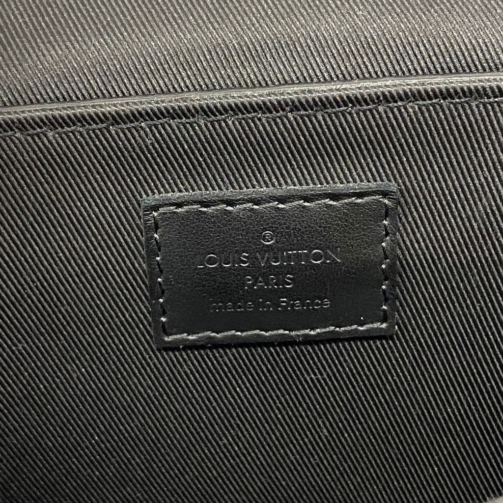 Louis Vuitton Belt Bag Monogram Seal Trunk Black — view 5