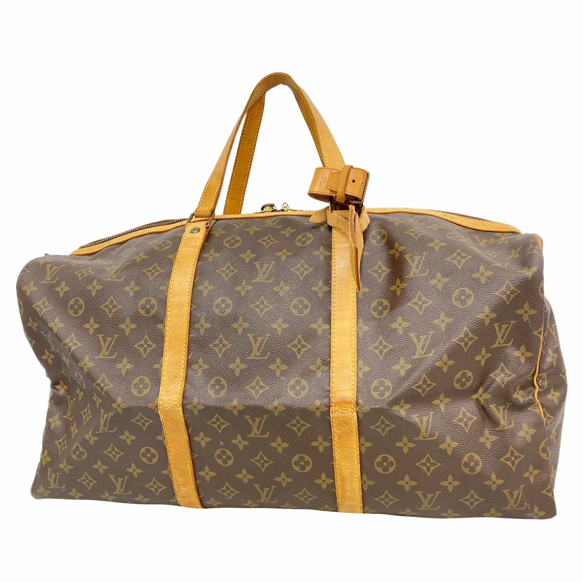 Louis Vuitton Boston Bag Monogram Sac Spool 55 Brown