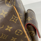 Louis Vuitton Shoulder Bag Monogram Multipli Cite Brown — view 7