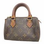 Louis Vuitton Handbag Monogram Mini Speedy Brown
