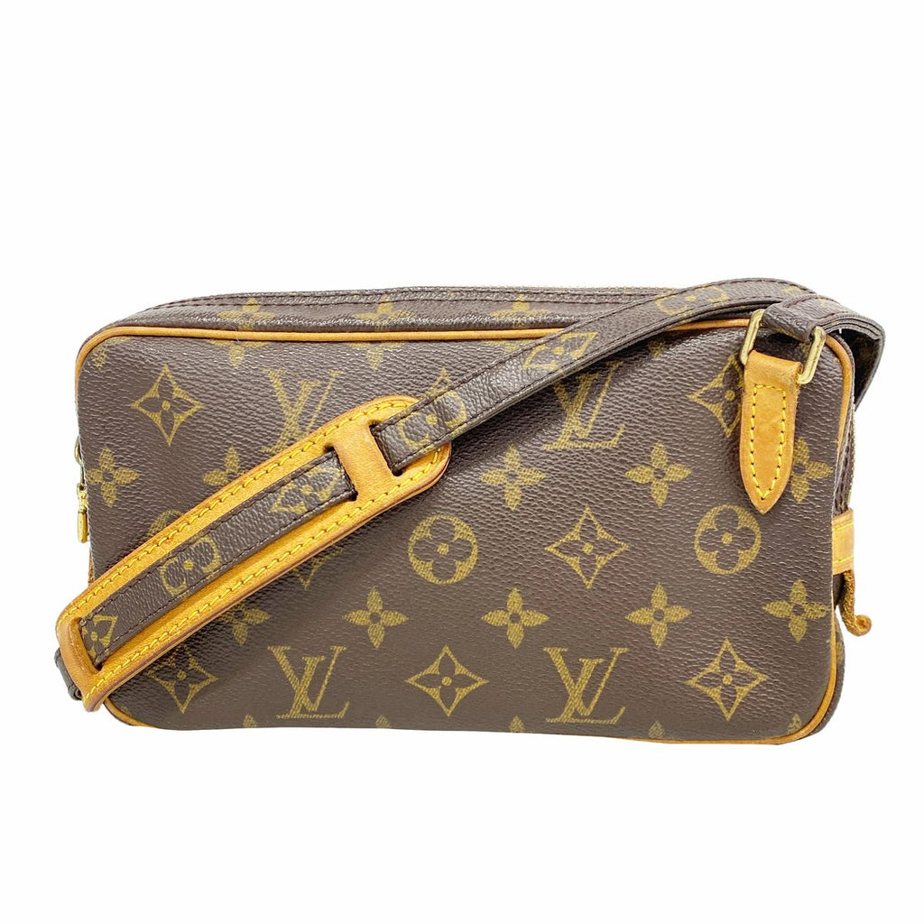 Louis Vuitton Shoulder Bag Monogram Pochette Marly Bandouliere Brown