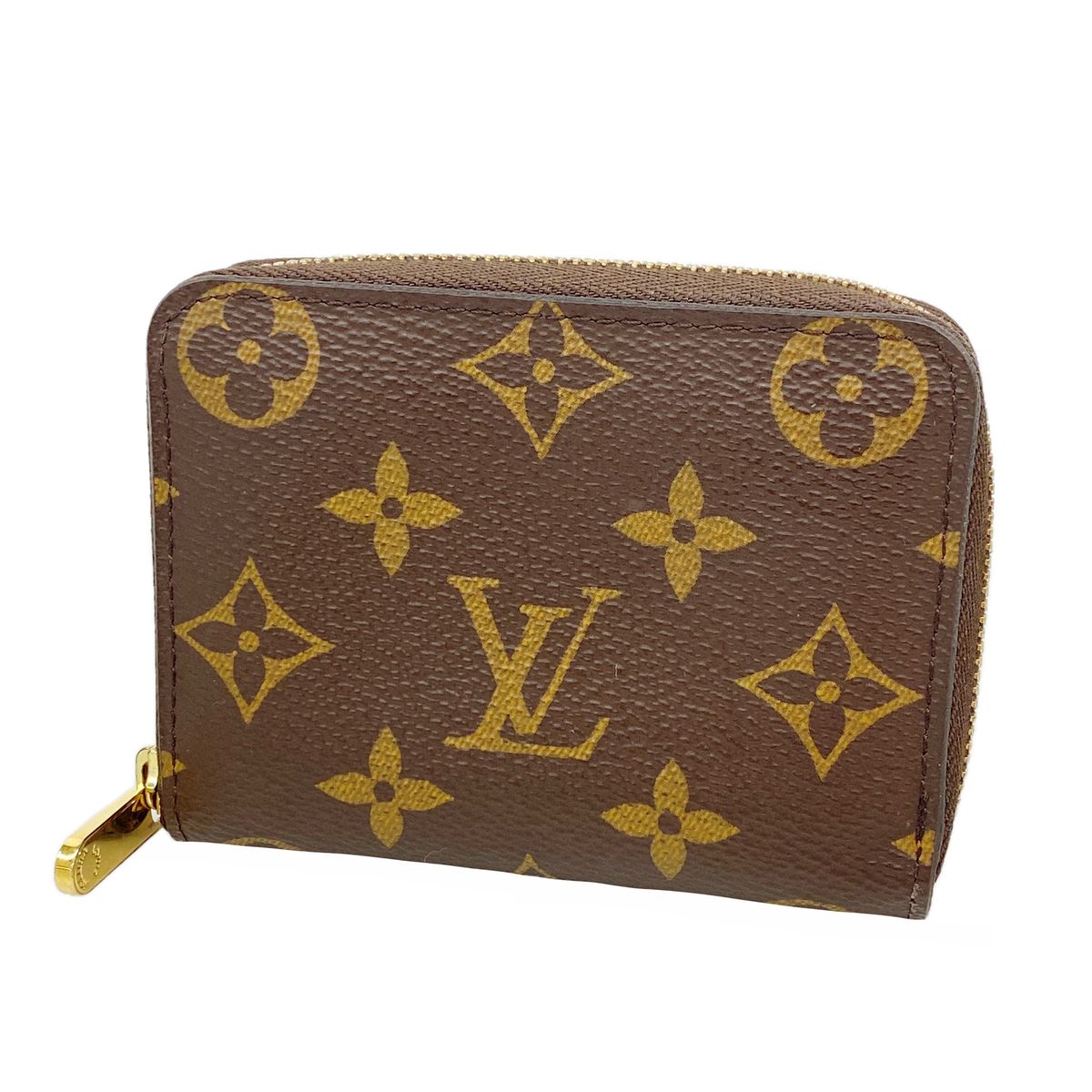 Louis Vuitton Coin Purse Monogram Zippy Brown