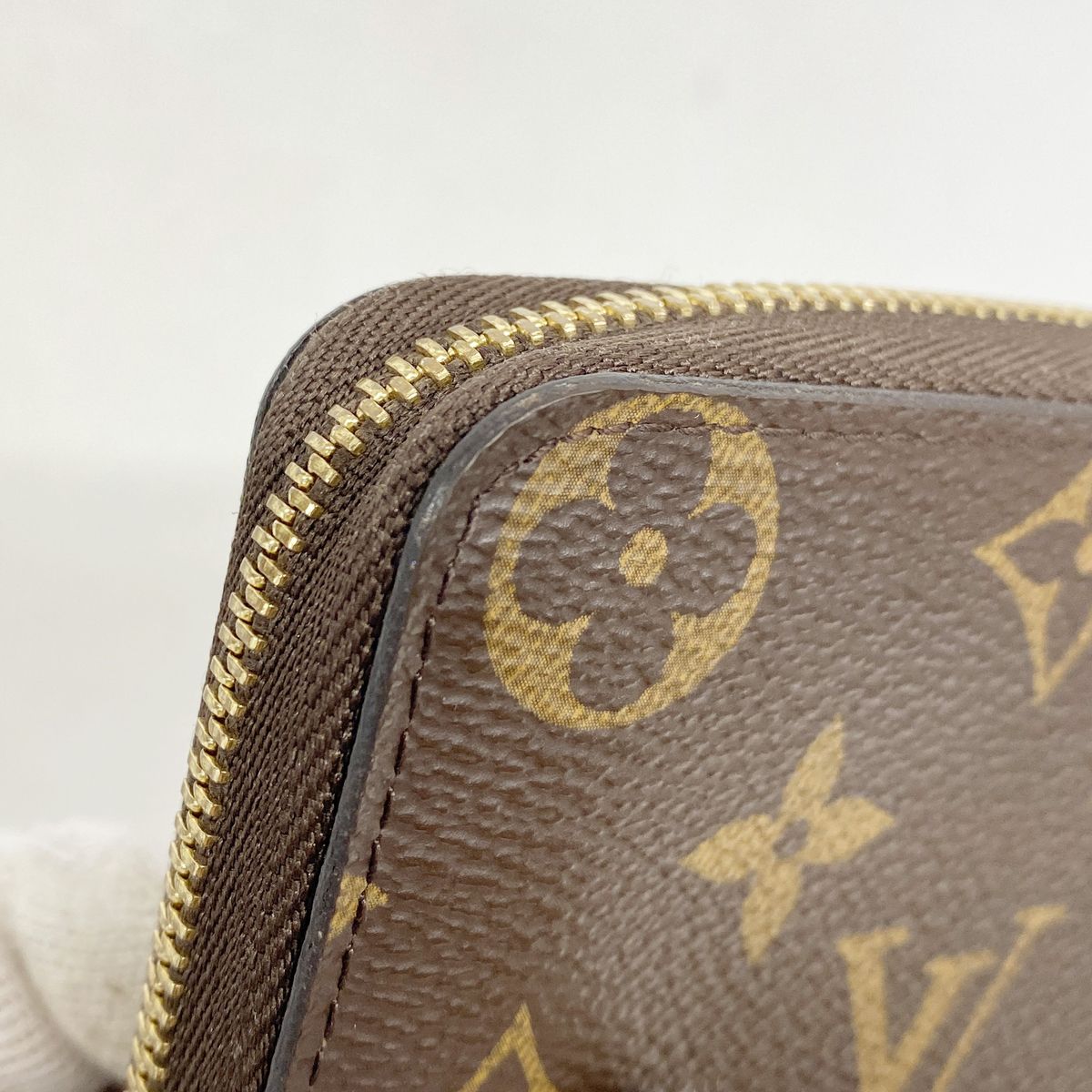 Louis Vuitton Coin Purse Monogram Zippy Brown — view 7
