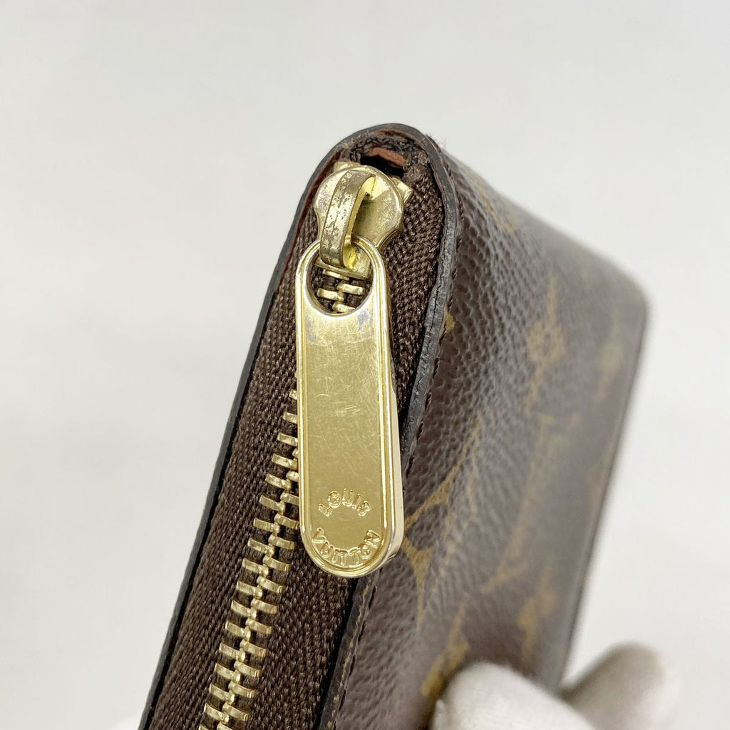 Louis Vuitton Coin Purse Monogram Zippy Brown — view 6