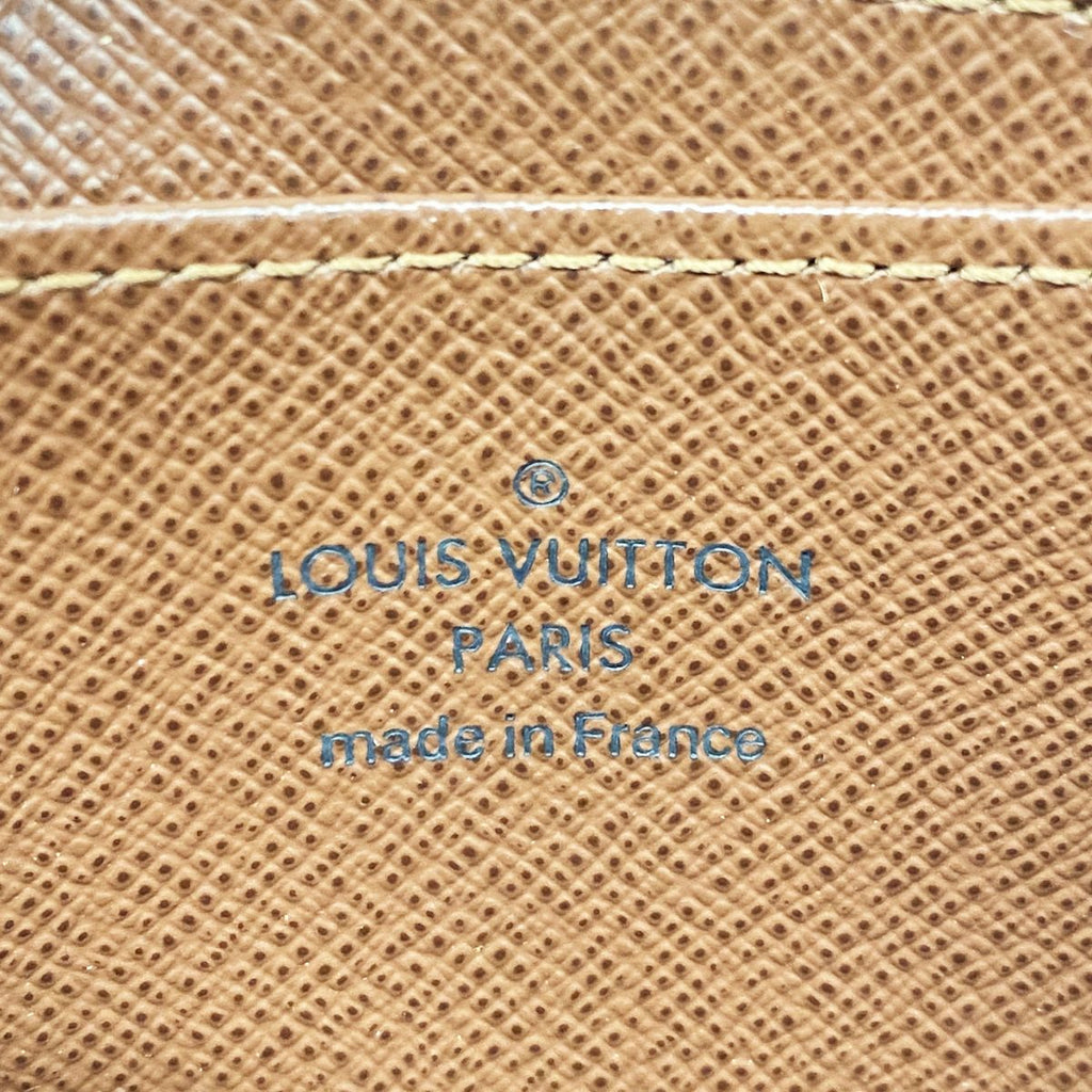 Louis Vuitton Coin Purse Monogram Zippy Brown — view 4