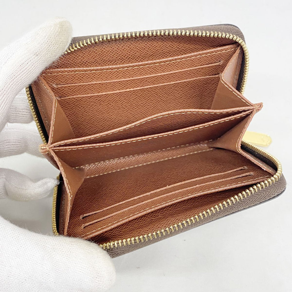 Louis Vuitton Coin Purse Monogram Zippy Brown — view 3
