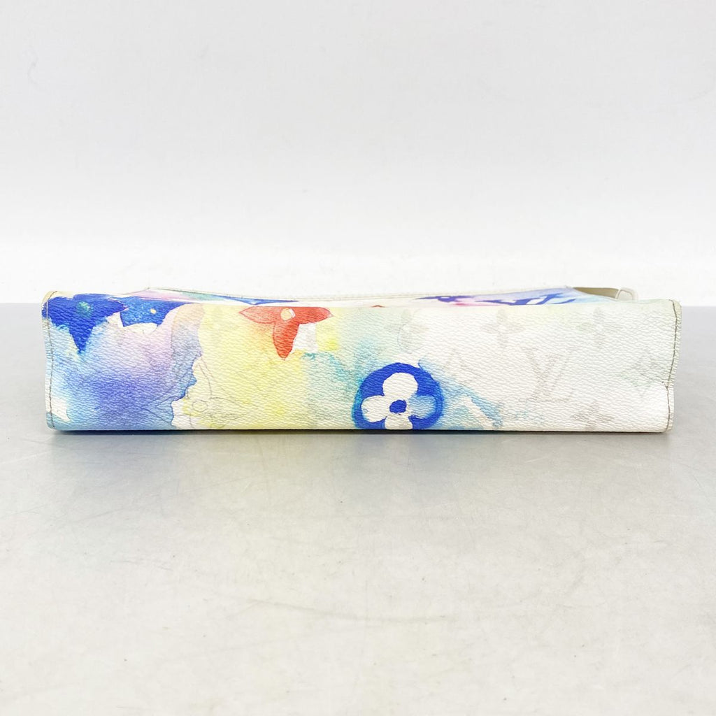 Louis Vuitton Clutch Monogram Water Color Pochette Voyage MM Multicolor — view 3