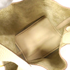 Hermes Handbag Picotin Lock MM Taurillon Clemence Craie Gold — view 4