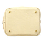 Hermes Handbag Picotin Lock MM Taurillon Clemence Craie Gold — view 3