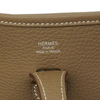 Hermes Shoulder Bag Evelyne 23 Taurillon Clemence Etoile Silver — view 5