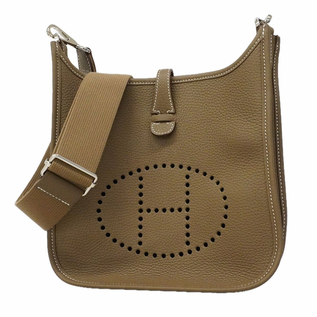Hermes Shoulder Bag Evelyne 23 Taurillon Clemence Etoile Silver