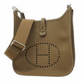 Hermes Shoulder Bag Evelyne 23 Taurillon Clemence Etoile Silver
