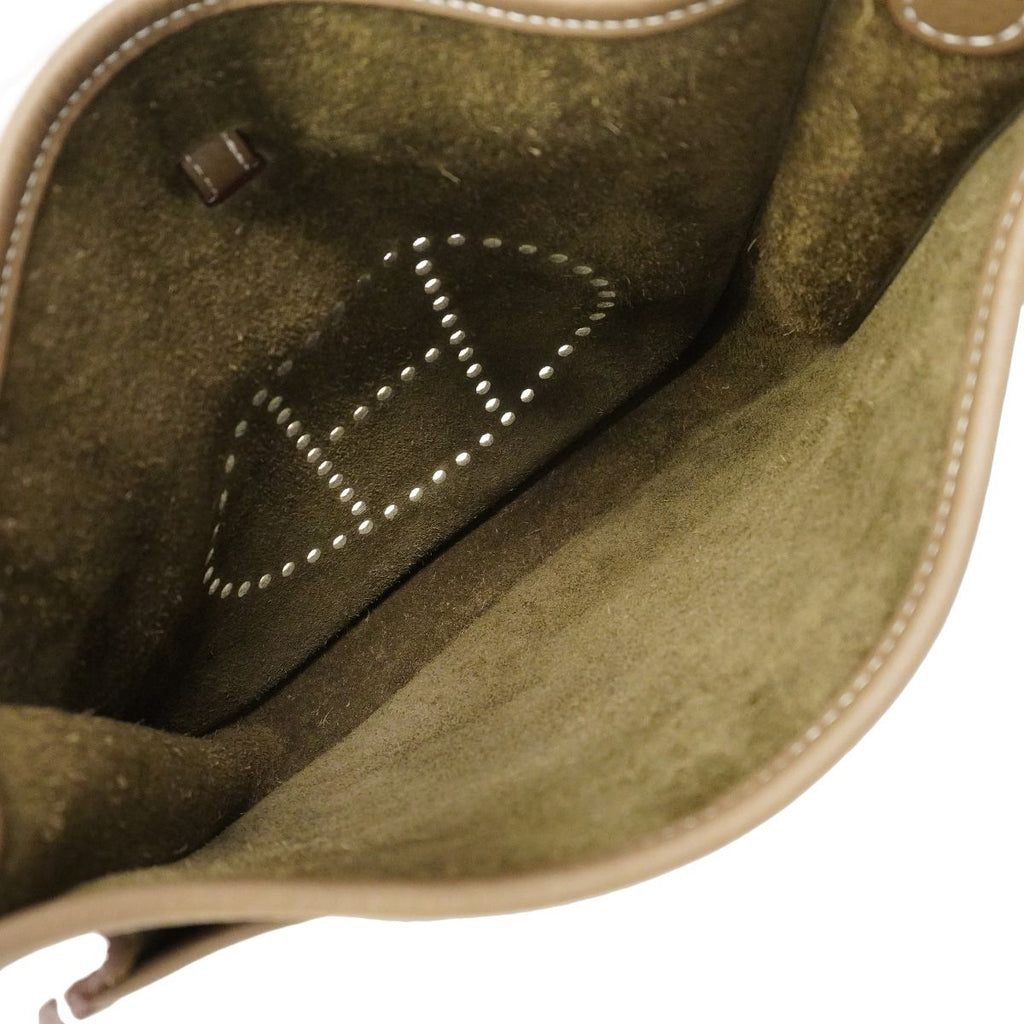 Hermes Shoulder Bag Evelyne 23 Taurillon Clemence Etoile Silver — view 4