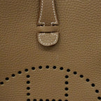Hermes Shoulder Bag Evelyne 23 Taurillon Clemence Etoile Silver — view 6