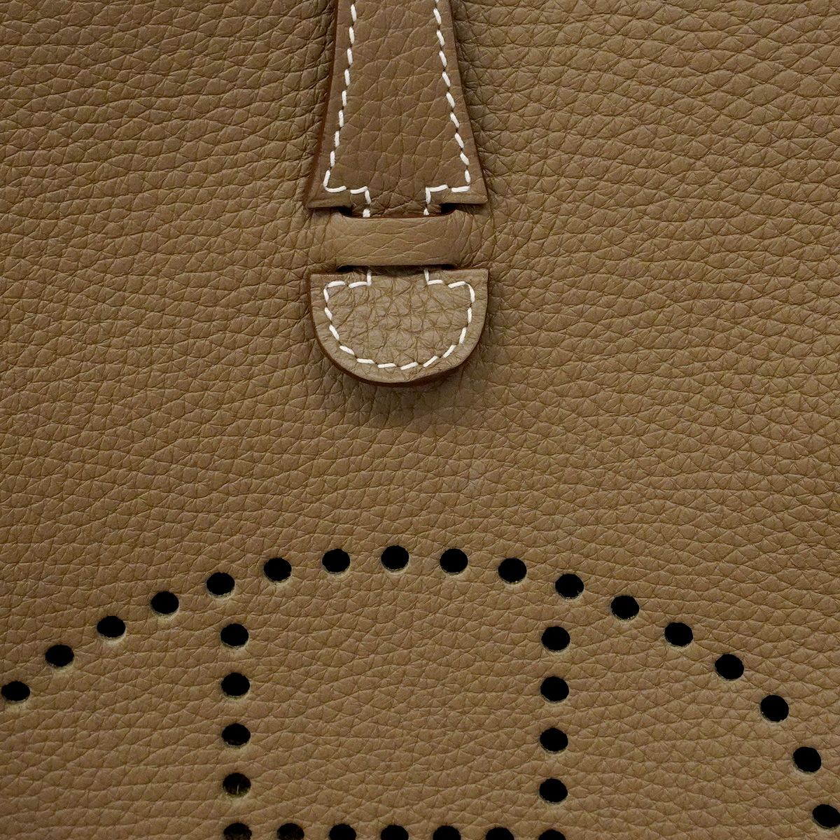Hermes Shoulder Bag Evelyne 23 Taurillon Clemence Etoile Silver — view 6