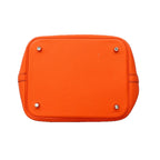 Hermes Handbag Picotin Lock MM Taurillon Clemence Capucines Silver — view 3