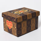 Louis Vuitton Card Box NIGO Tiger Monogram Canvas Brown Gold Limited Shoulder — view 3