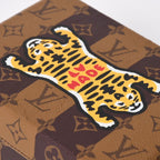 Louis Vuitton Card Box NIGO Tiger Monogram Canvas Brown Gold Limited Shoulder — view 5