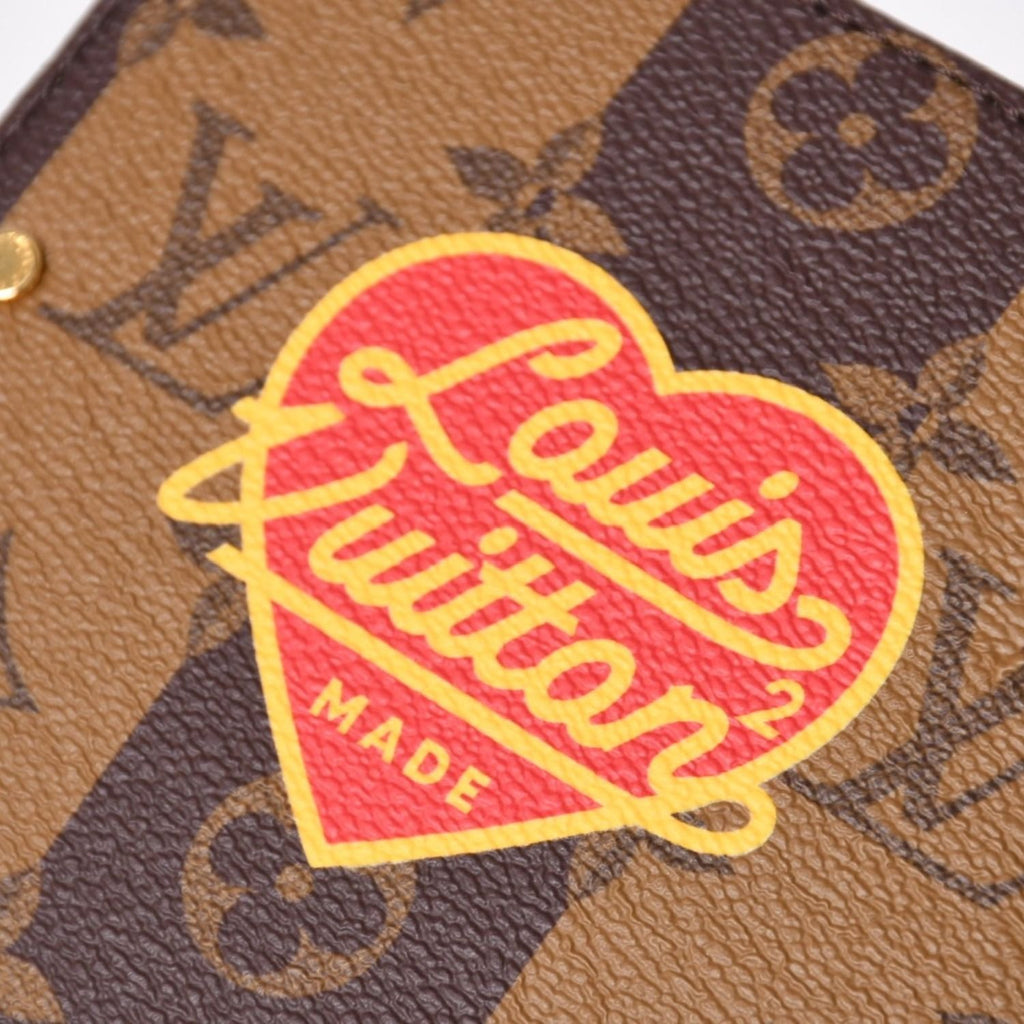 Louis Vuitton Card Box NIGO Tiger Monogram Canvas Brown Gold Limited Shoulder — view 6