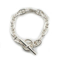 Hermes Chaine D'ancre TGM Bracelet Silver Chain
