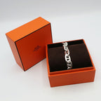 Hermes Chaine D'ancre TGM Bracelet Silver Chain — view 8