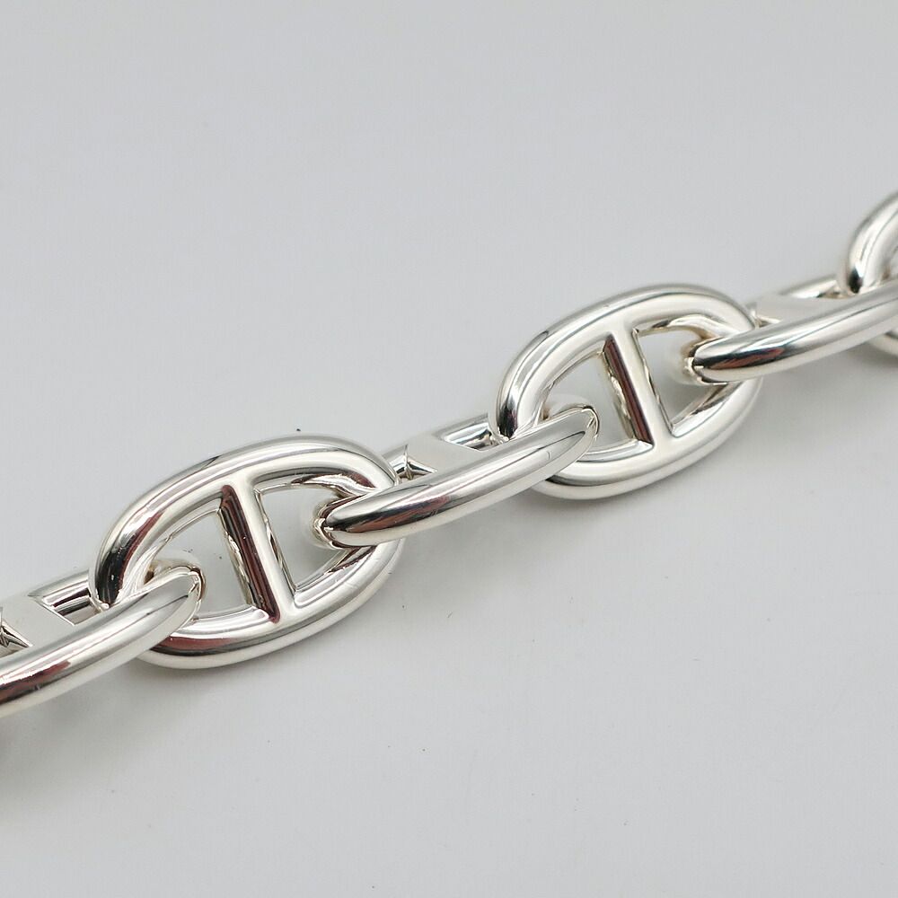 Hermes Chaine D'ancre TGM Bracelet Silver Chain — view 4