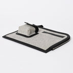 Hermes Cargo Pocket Zip Pouch Toile H Veau Black Ecru Silver — view 6