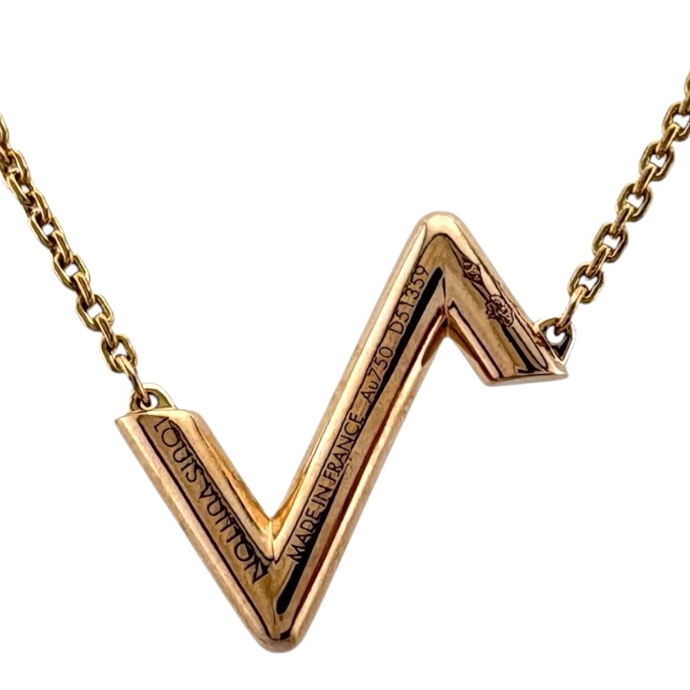 Louis Vuitton Vault Upside Down Necklace 18k Pink Gold — view 3