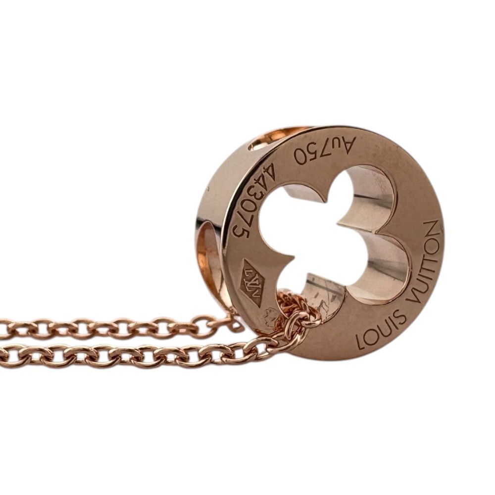 Louis Vuitton Pendentif Empreinte Necklace 18k Pink Gold — view 4