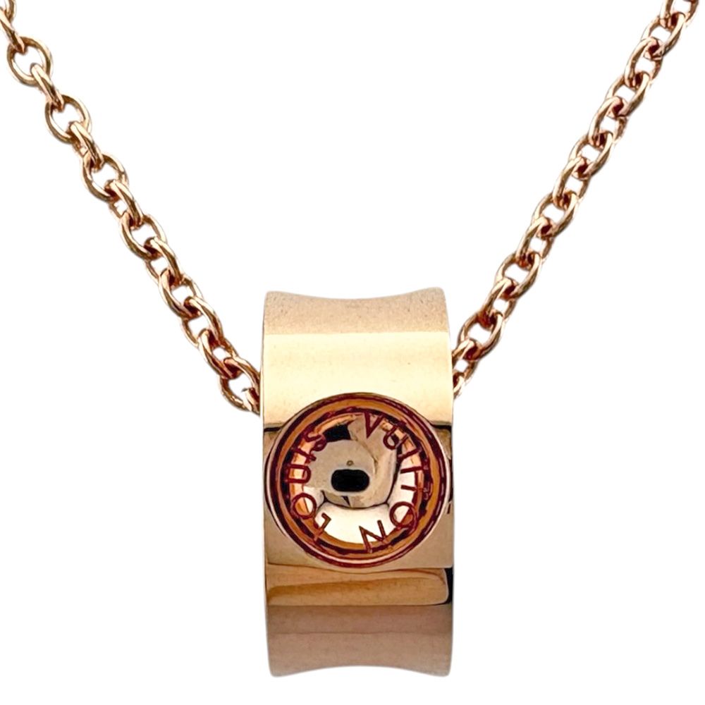 Louis Vuitton Pendentif Empreinte Necklace 18k Pink Gold