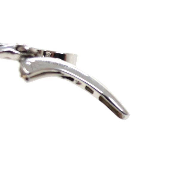 Celine Triomphe Rhinestone Earrings Rhodium Finish — view 8