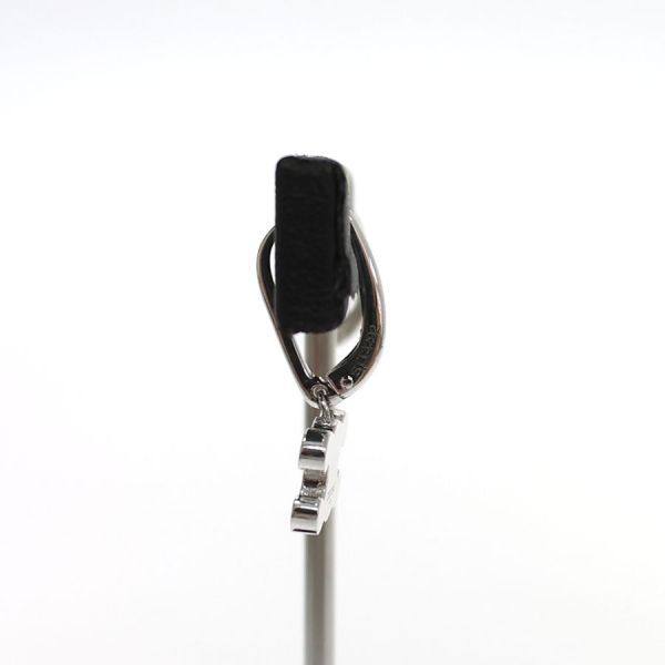 Celine Triomphe Rhinestone Earrings Rhodium Finish — view 2