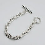 Hermes Chaine D'ancre MM Bracelet Silver Chain — view 5