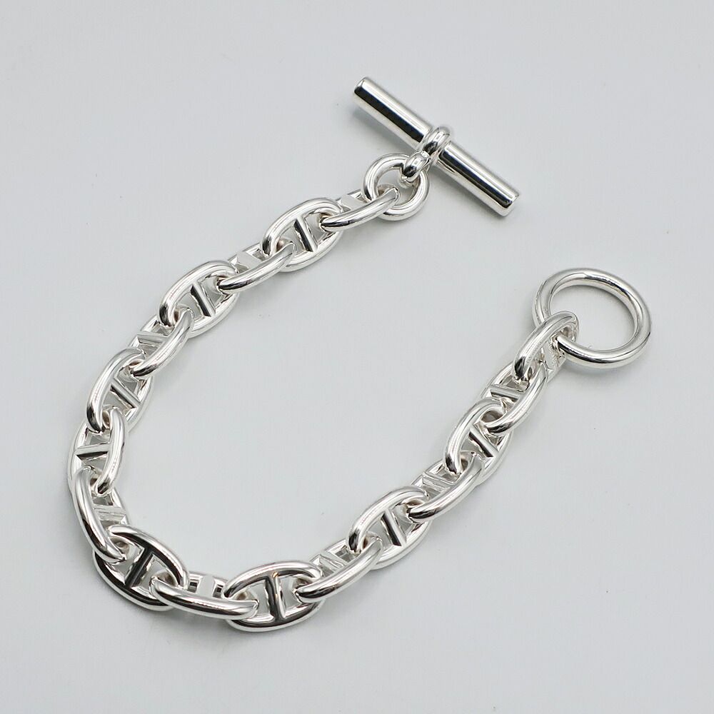 Hermes Chaine D'ancre MM Bracelet Silver Chain — view 5