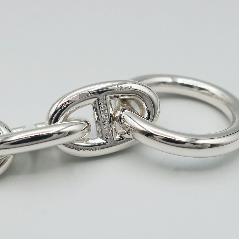 Hermes Chaine D'ancre MM Bracelet Silver Chain — view 6