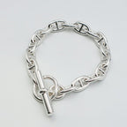 Hermes Chaine D'ancre MM Bracelet Silver Chain — view 2