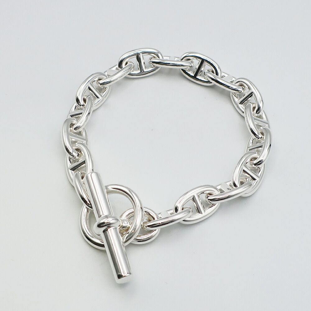 Hermes Chaine D'ancre MM Bracelet Silver Chain — view 2