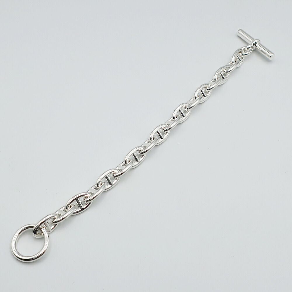 Hermes Chaine D'ancre MM Bracelet Silver Chain — view 3