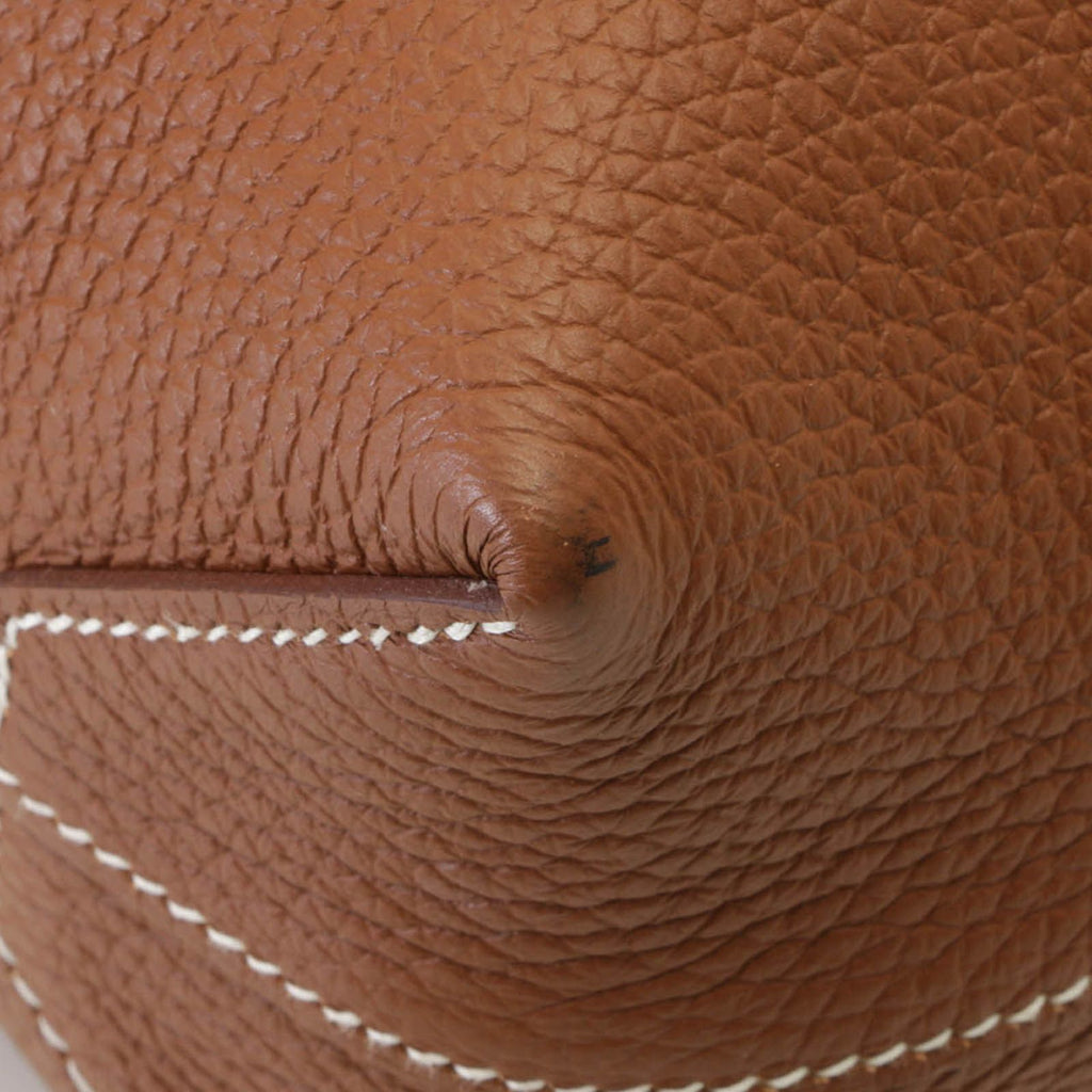 Hermes Cabas Sellier 31 Gold Tote Taurillon Clemence — view 6