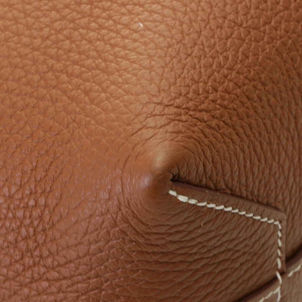 Hermes Cabas Sellier 31 Gold Tote Taurillon Clemence — view 7