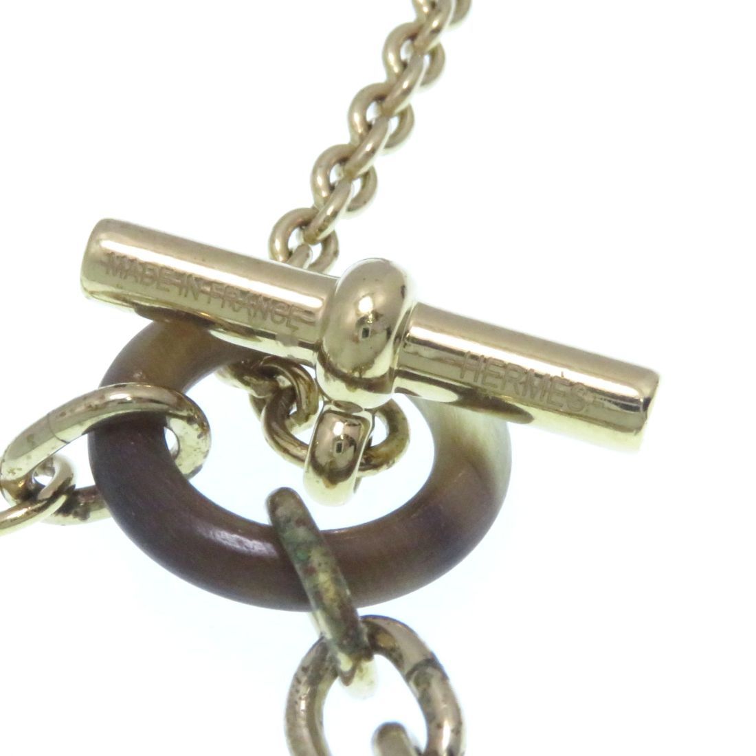 Hermes Chaine D'ancre Buffalo Horn Necklace — view 4